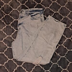 a.n.a Light Blue Straight Leg Jeans